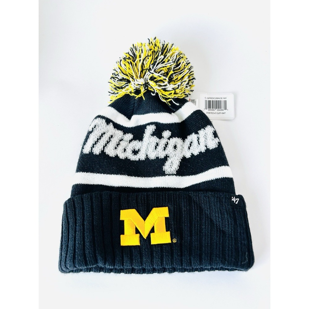 Michigan '47 Women's Spirited Cuff Knit Beanie Winter Cap NEW‎ With Tags